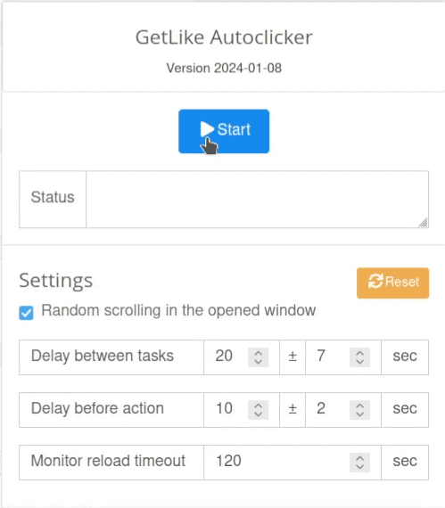 GetLike Autoclicker