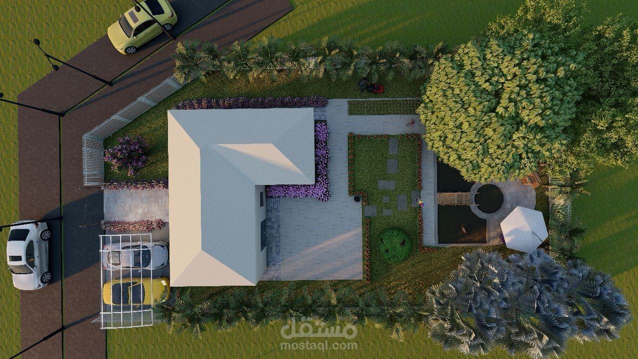 تصميم فيلا داخلي و خارجى