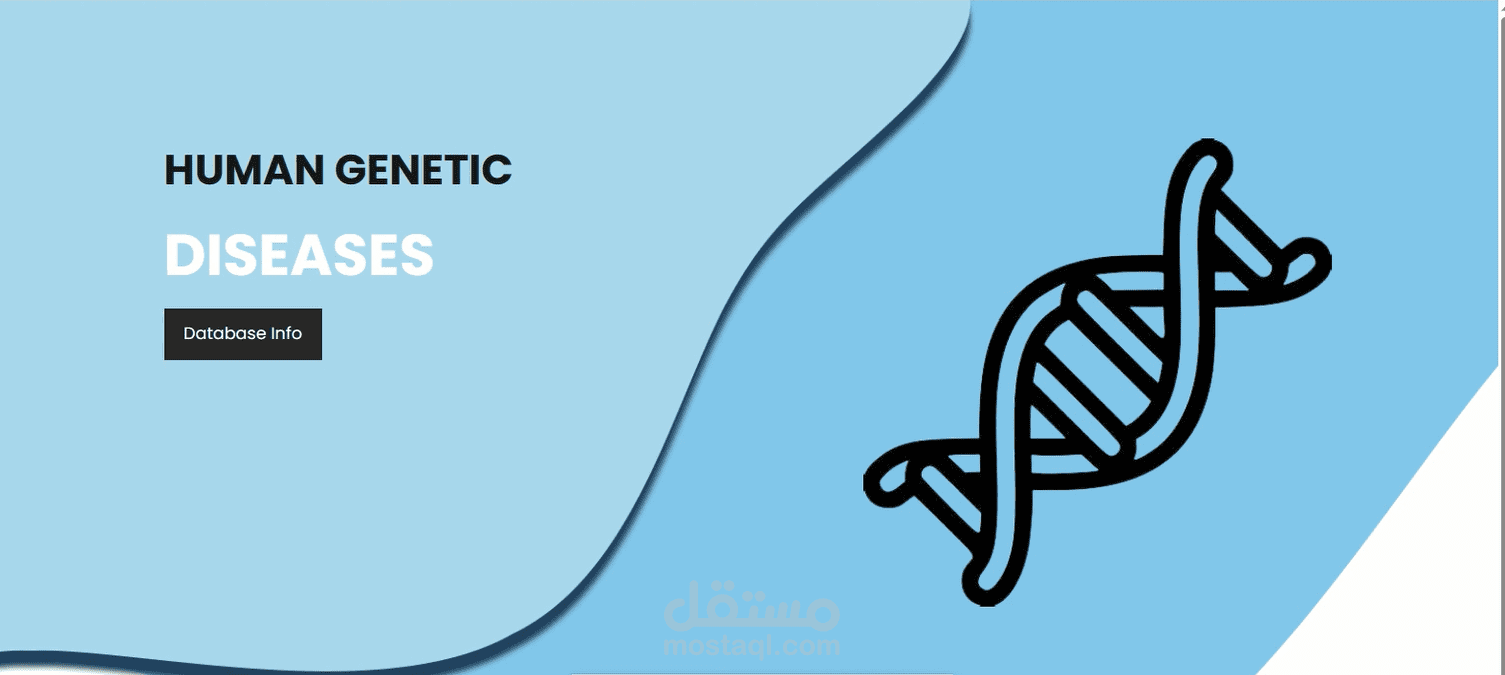 (موقع تحليل الأمراض الجينية باستخدام Python، MongoDB و Django)Genetic Diseases Analysis website using python, mongo and Django