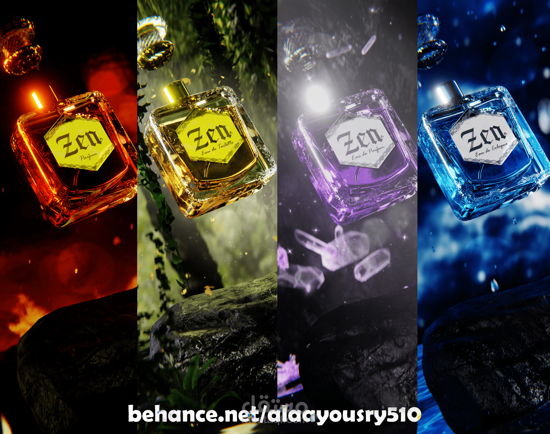 Zen: A Perfume Ad Series