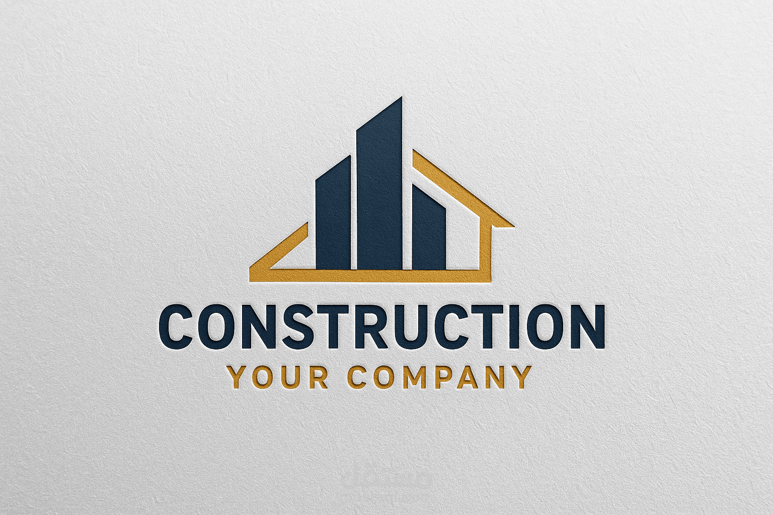 تصميم شعار احترافي لشركة مقاولات