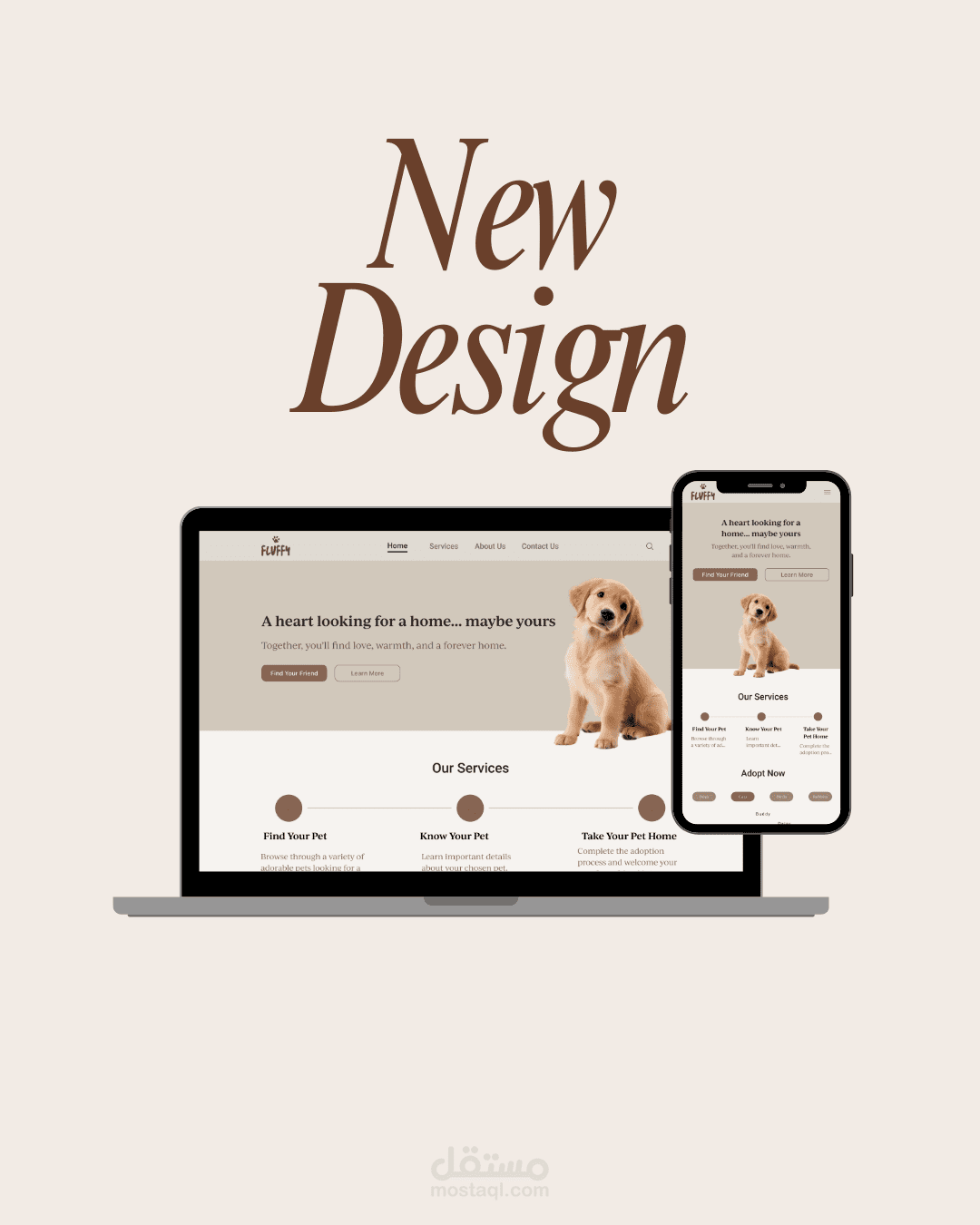 Pet Adopt -landing Page