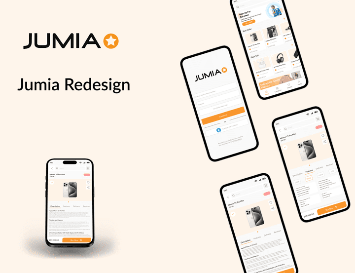 Jumia Redesign - Ecommerce App | Case Study