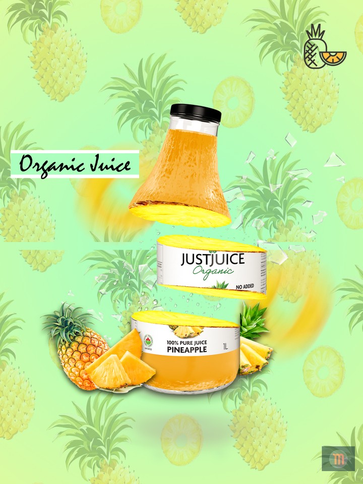 pineapple juice poster