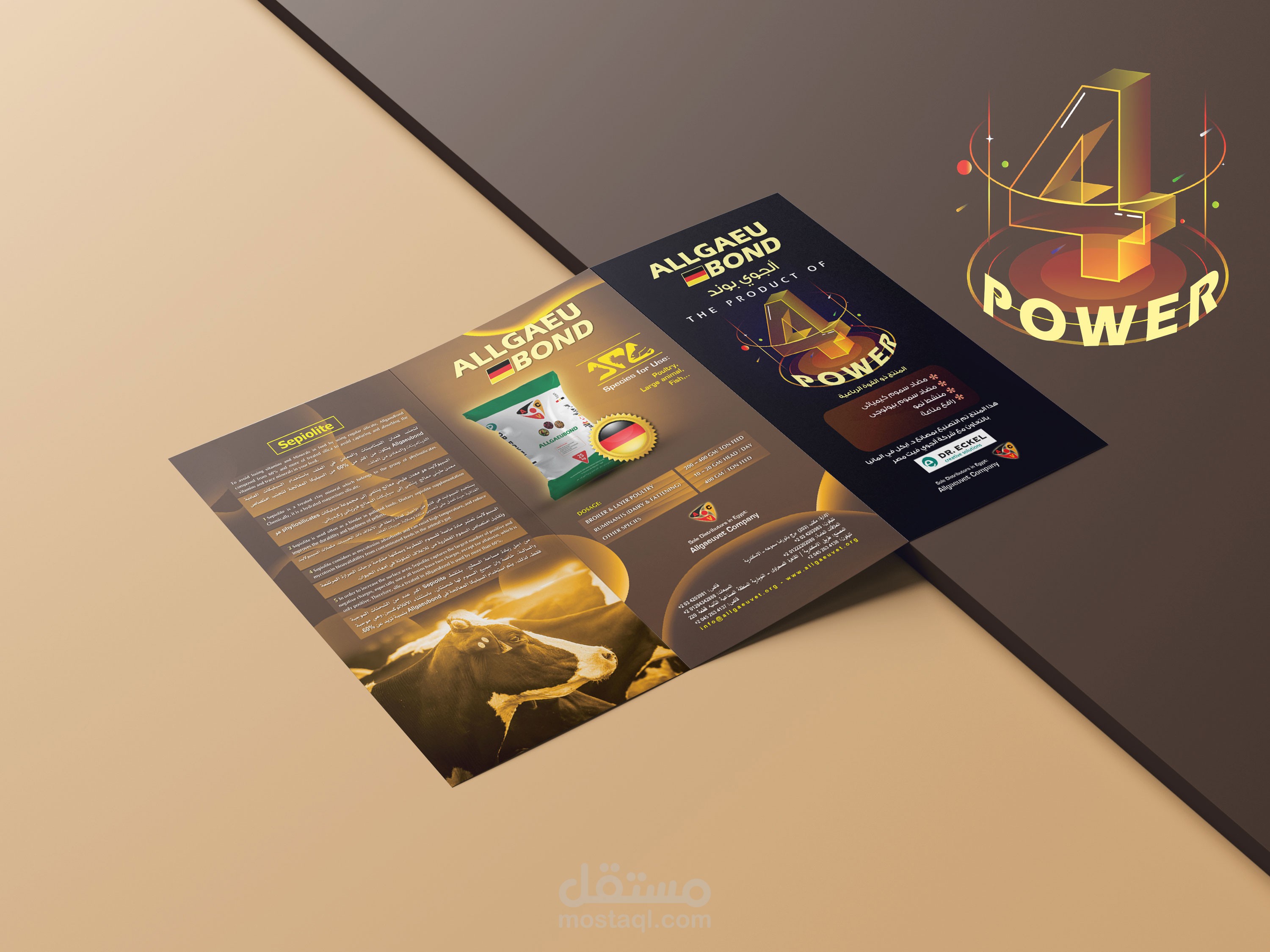 تصميم بروشور / Tri-Fold Brochure