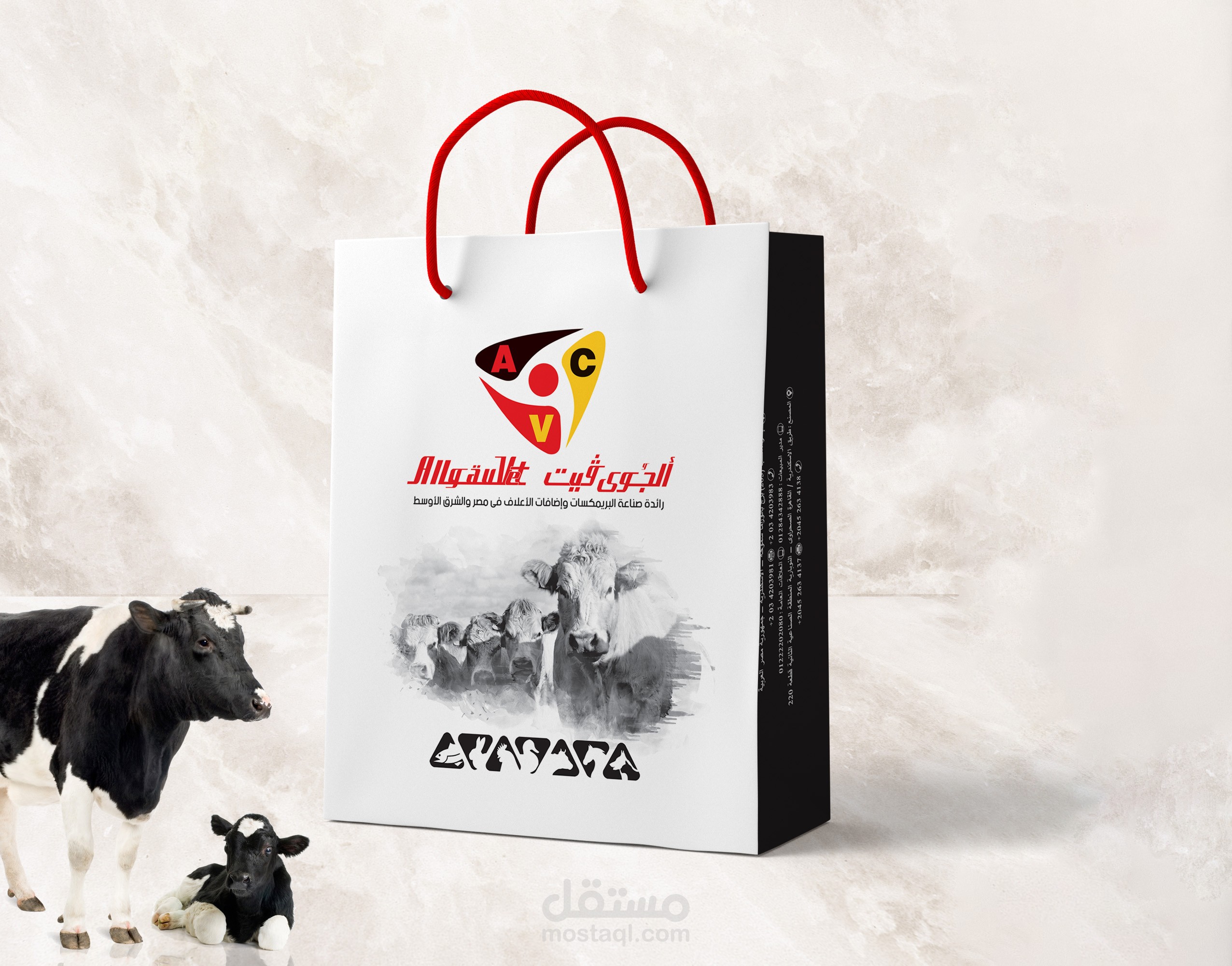 تصميم الشنطة الورقية / Paper Bag Design