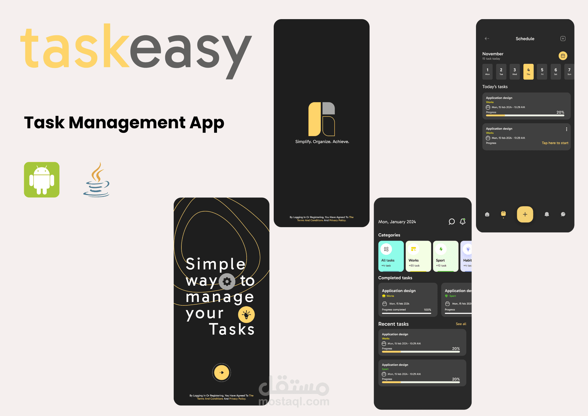 تطبيق إدارة المهام Taskesay