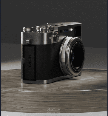 Fujifilm camera modeling with Blender