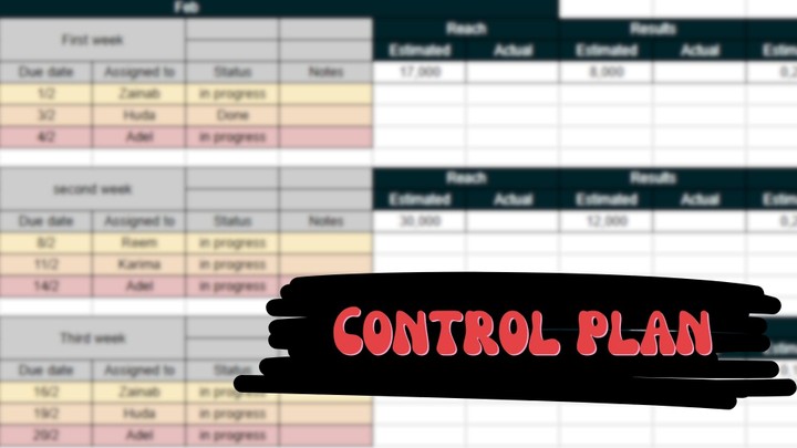 Control Plan