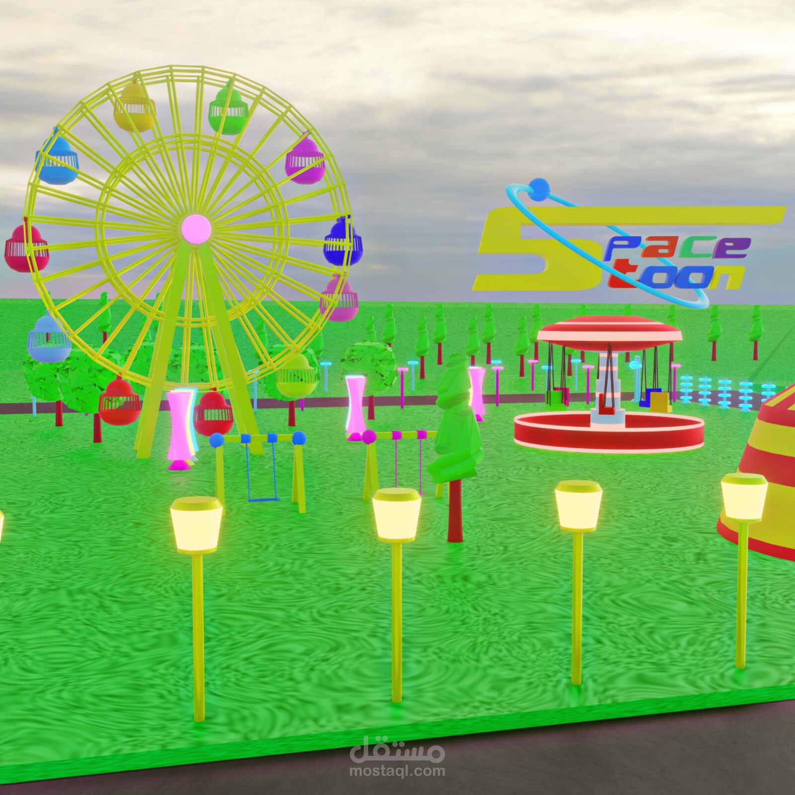 3d entro spacetoon / My Design مقدمة سبيستون تصميمي