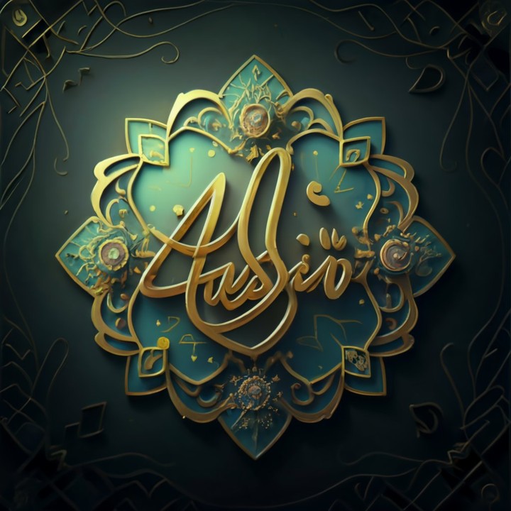 Logo.  With the name “Ali Hussein”, a very beautiful and distinctive background. It should have many and varied colors and a very beautiful font.