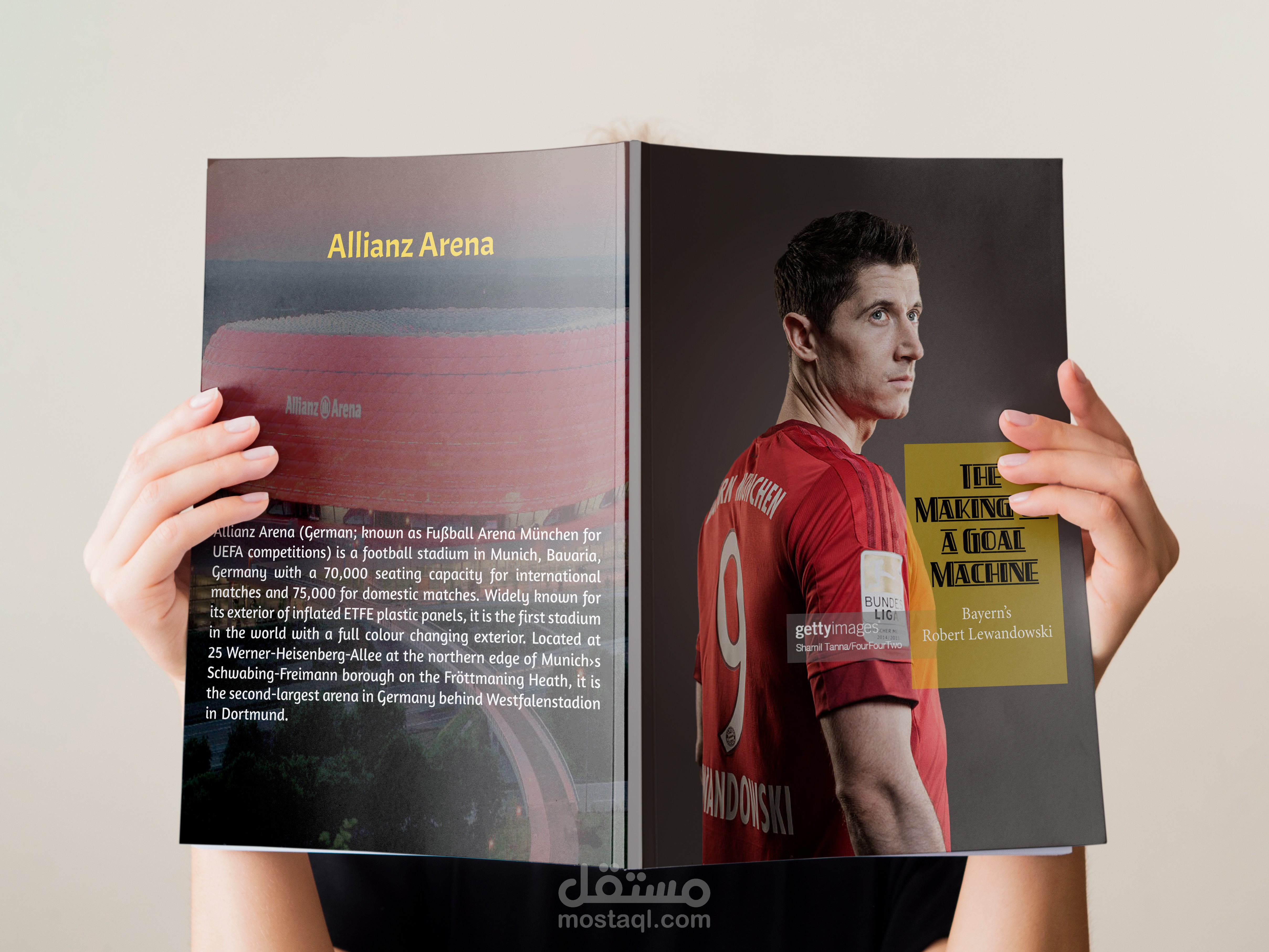 Magazine cover ( Robert Lewandowski) | مستقل