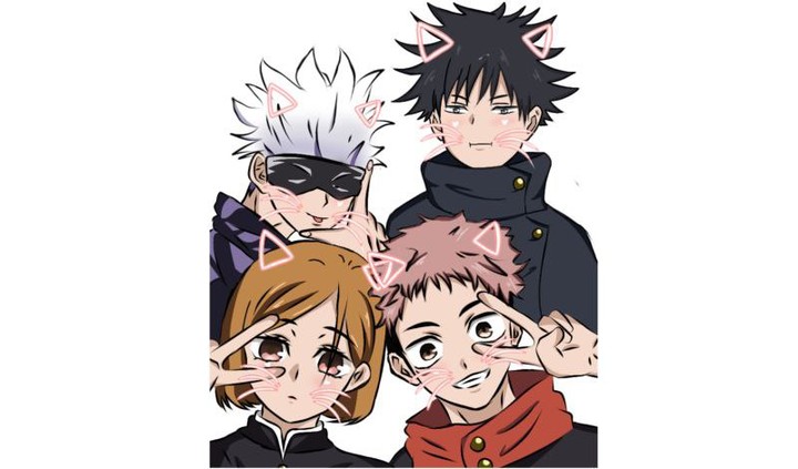 رسم شخصيات انمي jujutsu kaisen