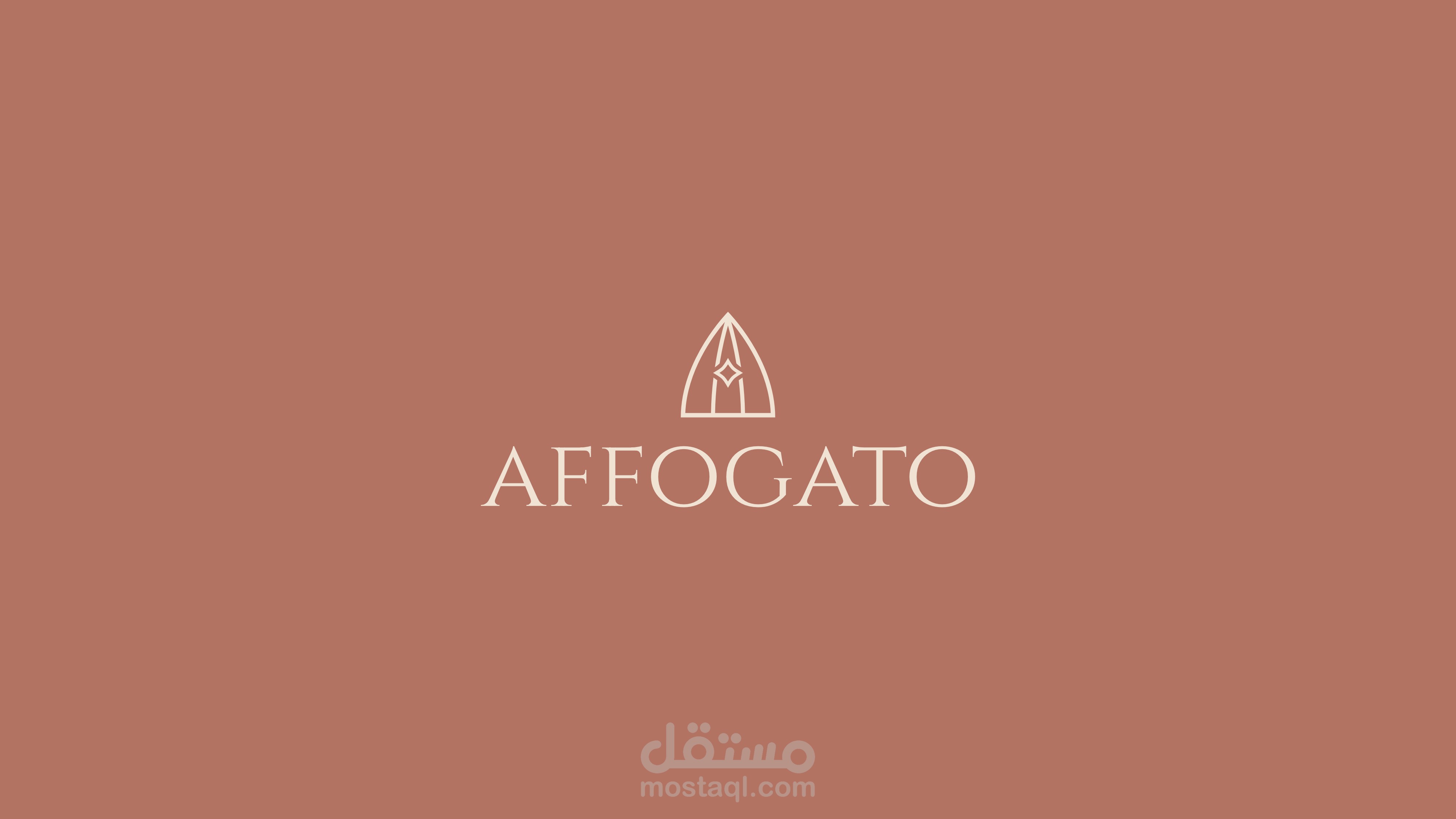 هوية بصرية لبراند Affogato