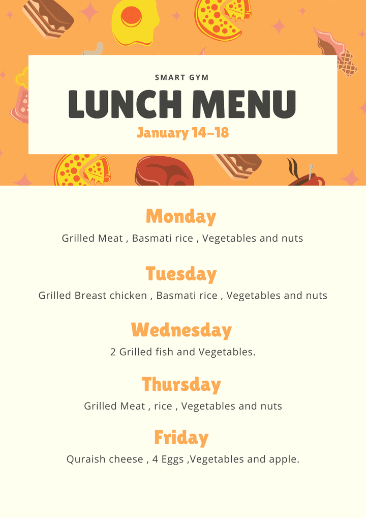 Lunch Menu