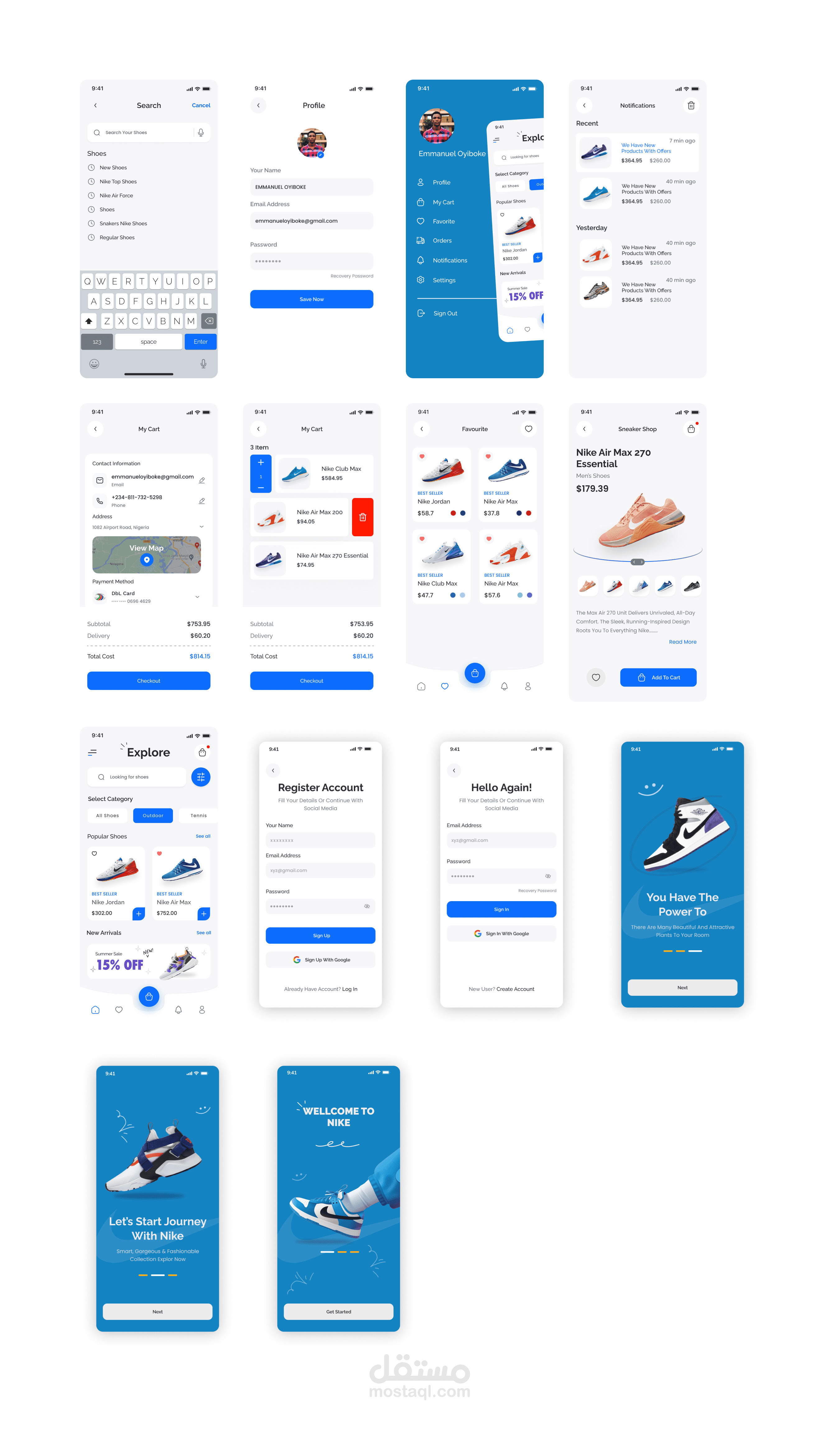 sneakers app on computer
