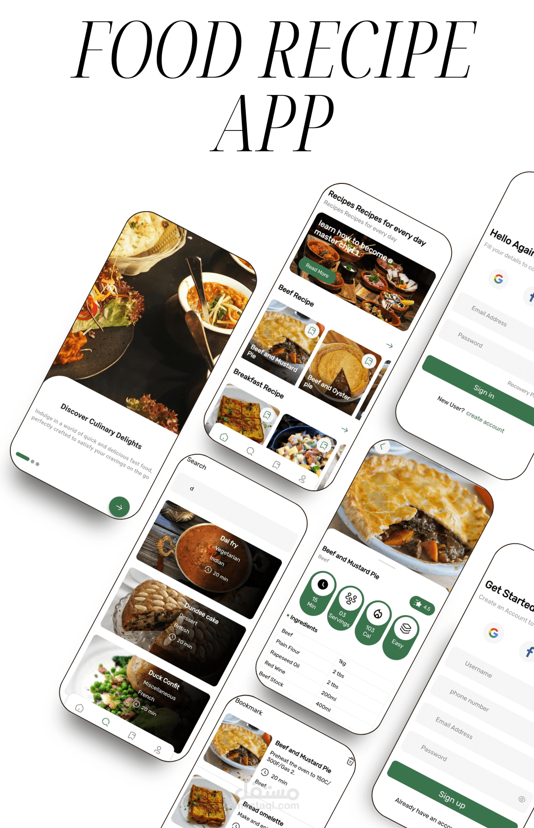 Food Recipe App