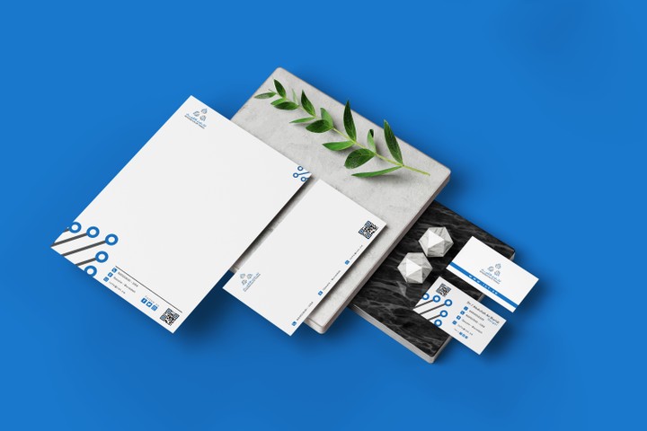 Integration things logo, cards and letterhead