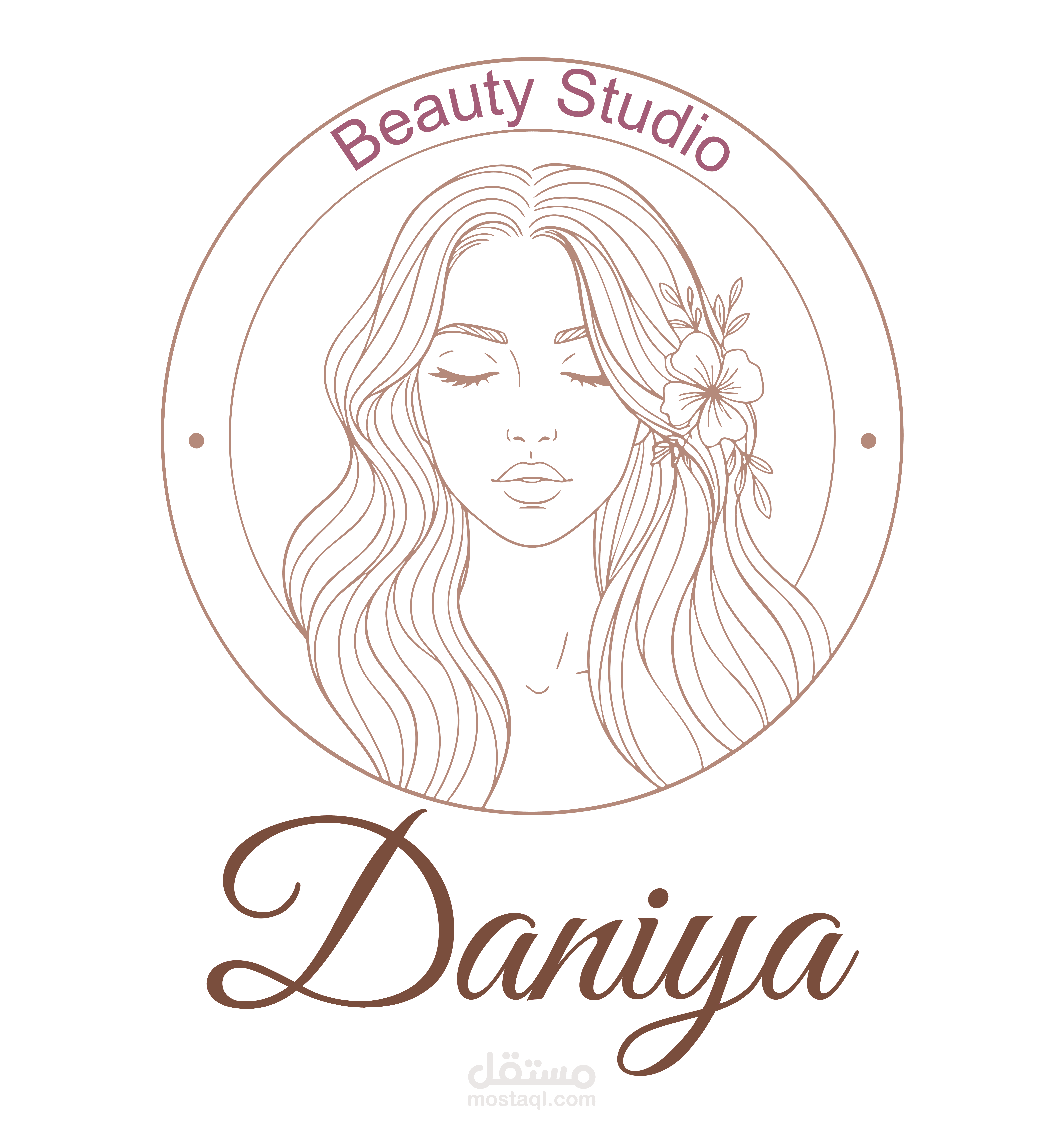 تصميم باقة عروض بصرية فاخرة لصالون تجميل نسائي