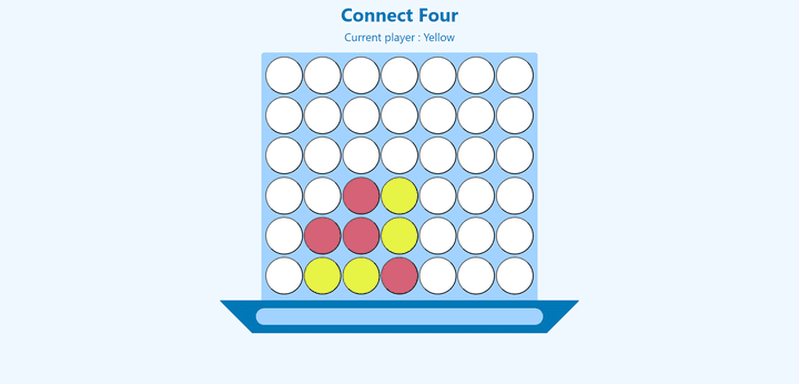 Connect four game