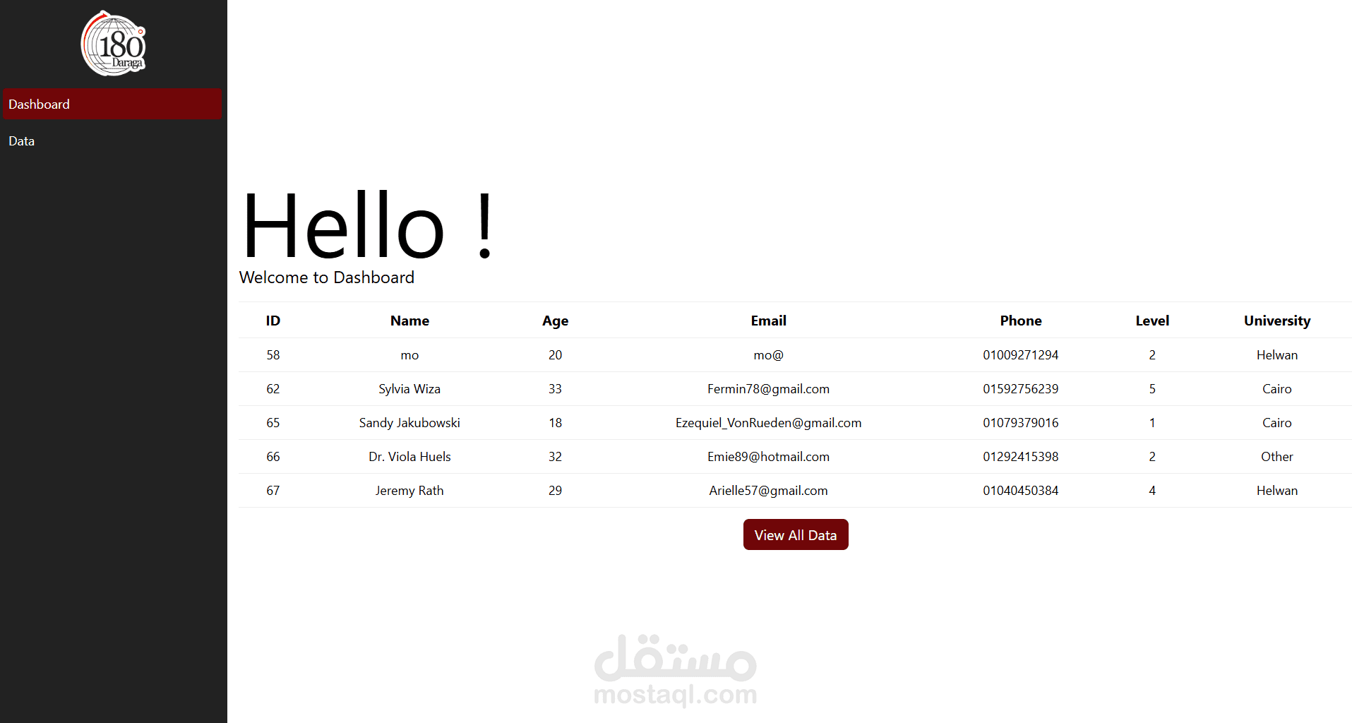 Student DashBoard