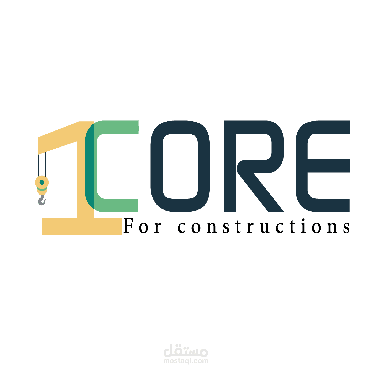 لوجو لمكتب one core الهندسي