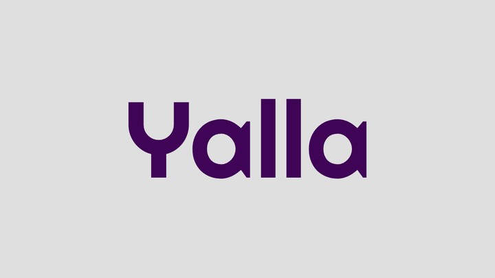 "Yalla: شعار بسيط وجذاب يعكس روح التسويق الرقمي العصري" Logo creative