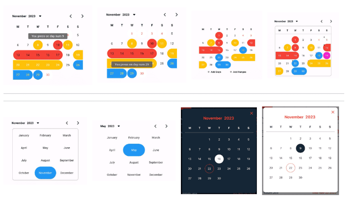 Custom Calendar Viewer