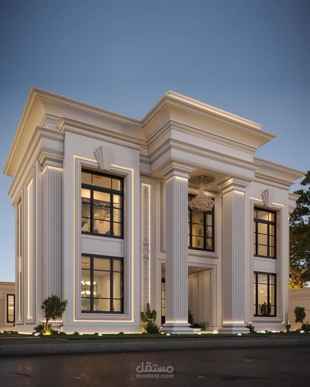 فيلا سكنية على طراز Neo-Classic