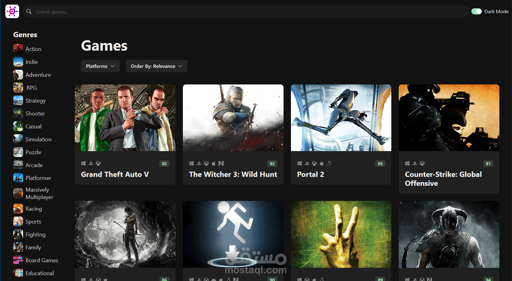 GameHub is a video game discovery web app that helps you find new and interesting games to play. With GameHub, you can search for games by platform, genre, and more