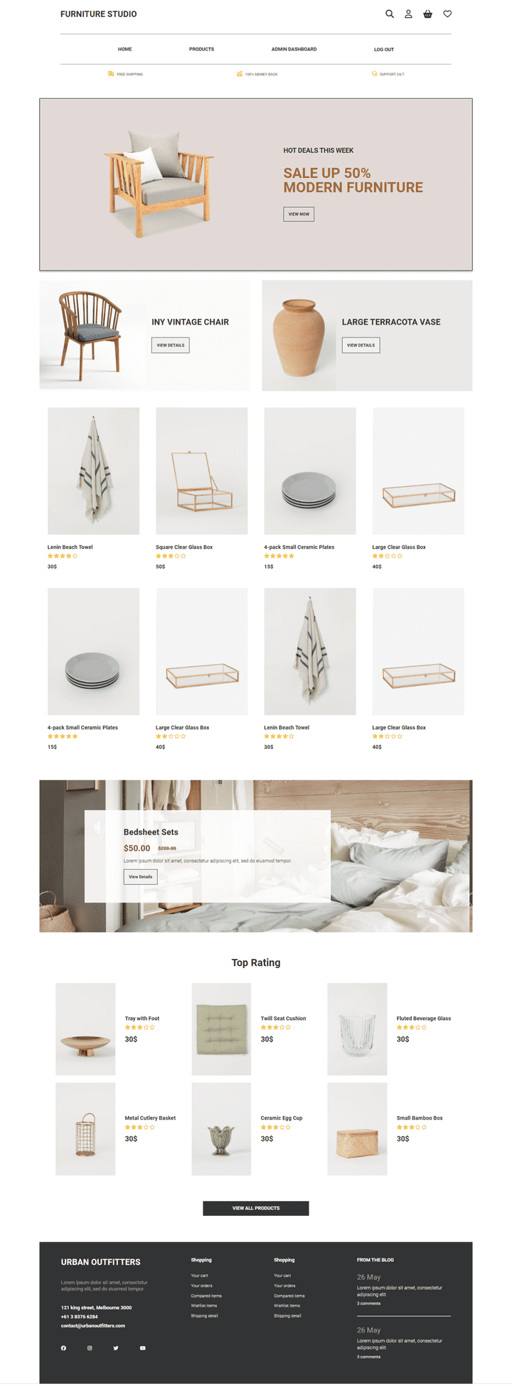 Furniture-Studio E-commerce