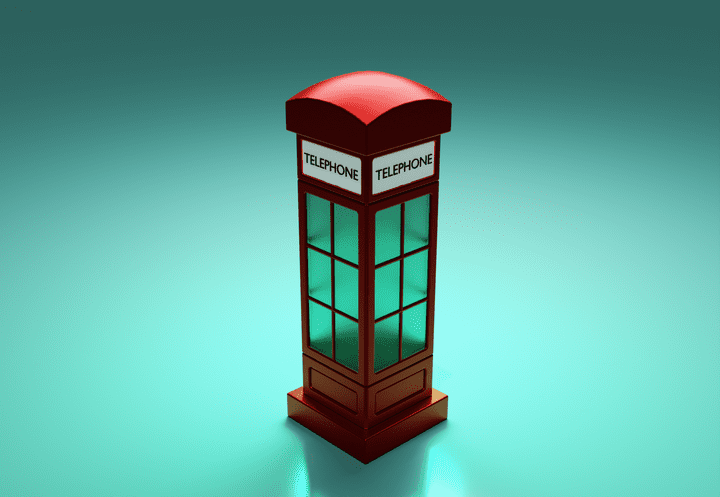 Telephone station 3D