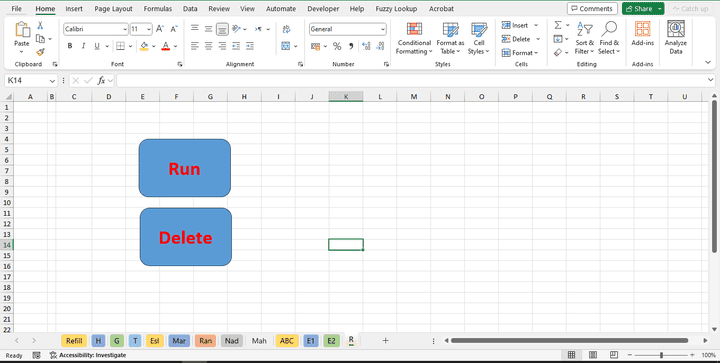 اكسل VBA code لتقييم فريق المشتريات بشكل يومى