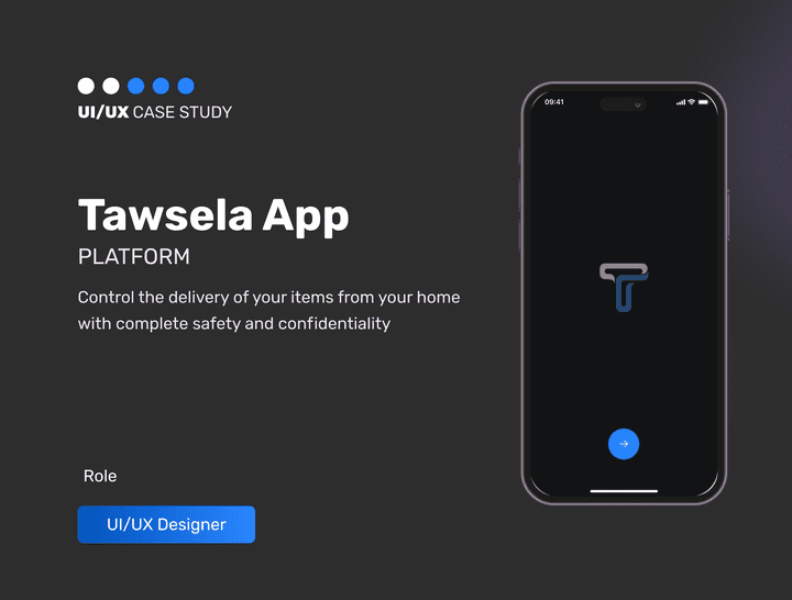 Tawsela App UI/UX case Study