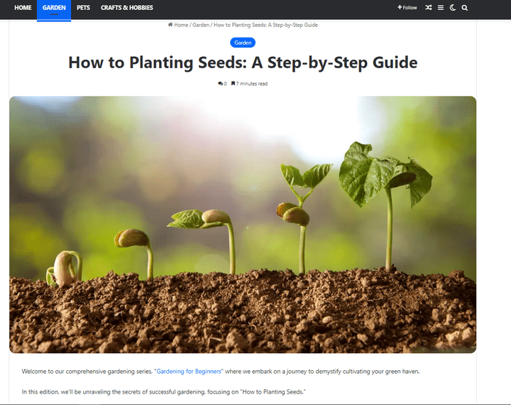 How to Planting Seeds: A Step-by-Step Guide