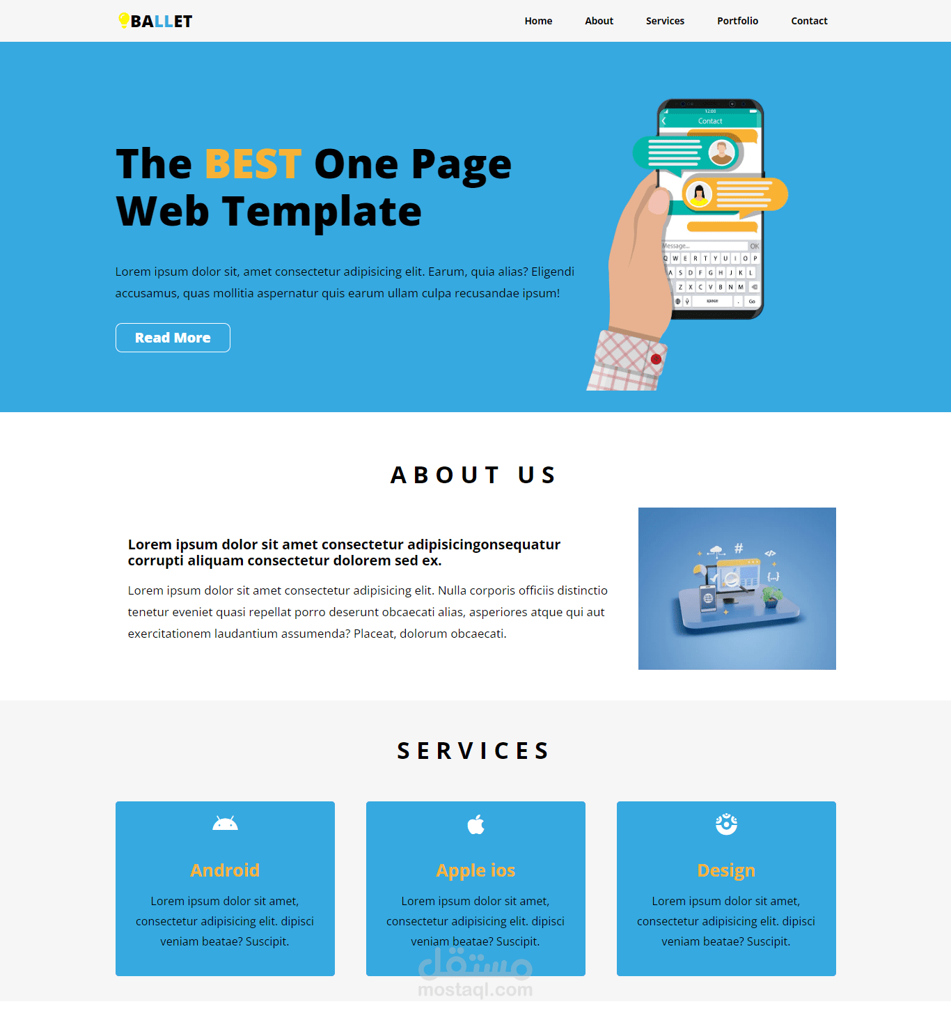 Responsive Landing Page