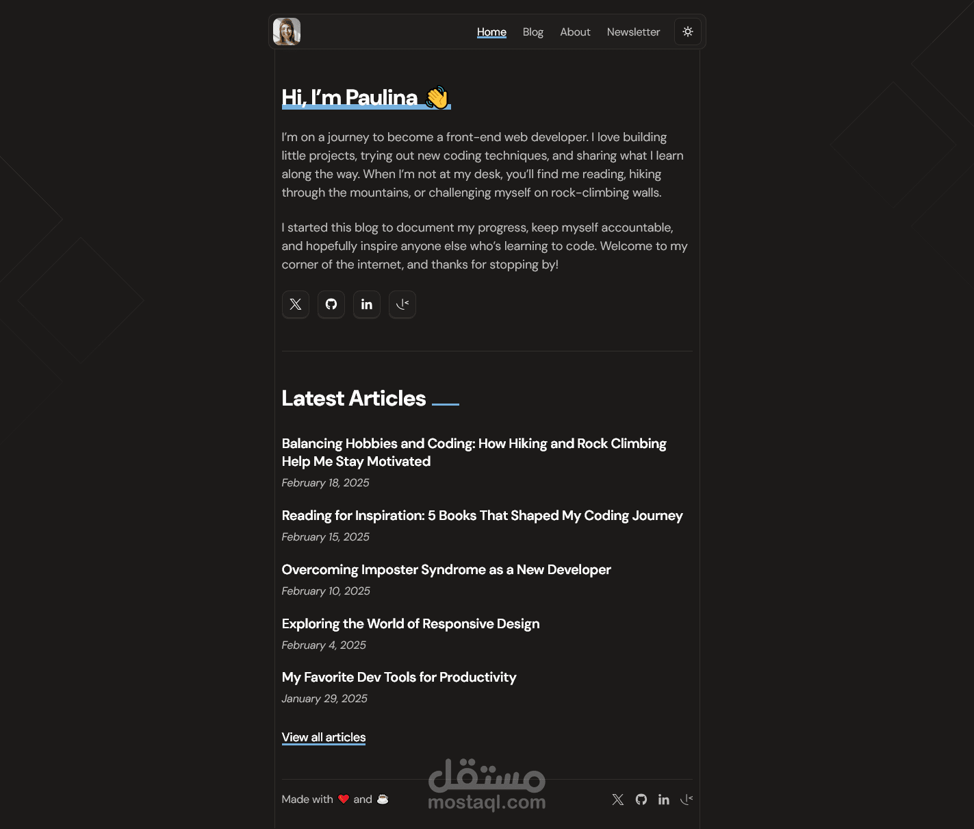 Personal blog