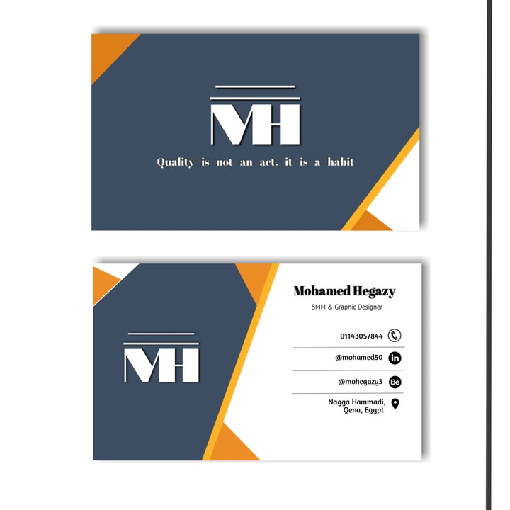 تصميم business card