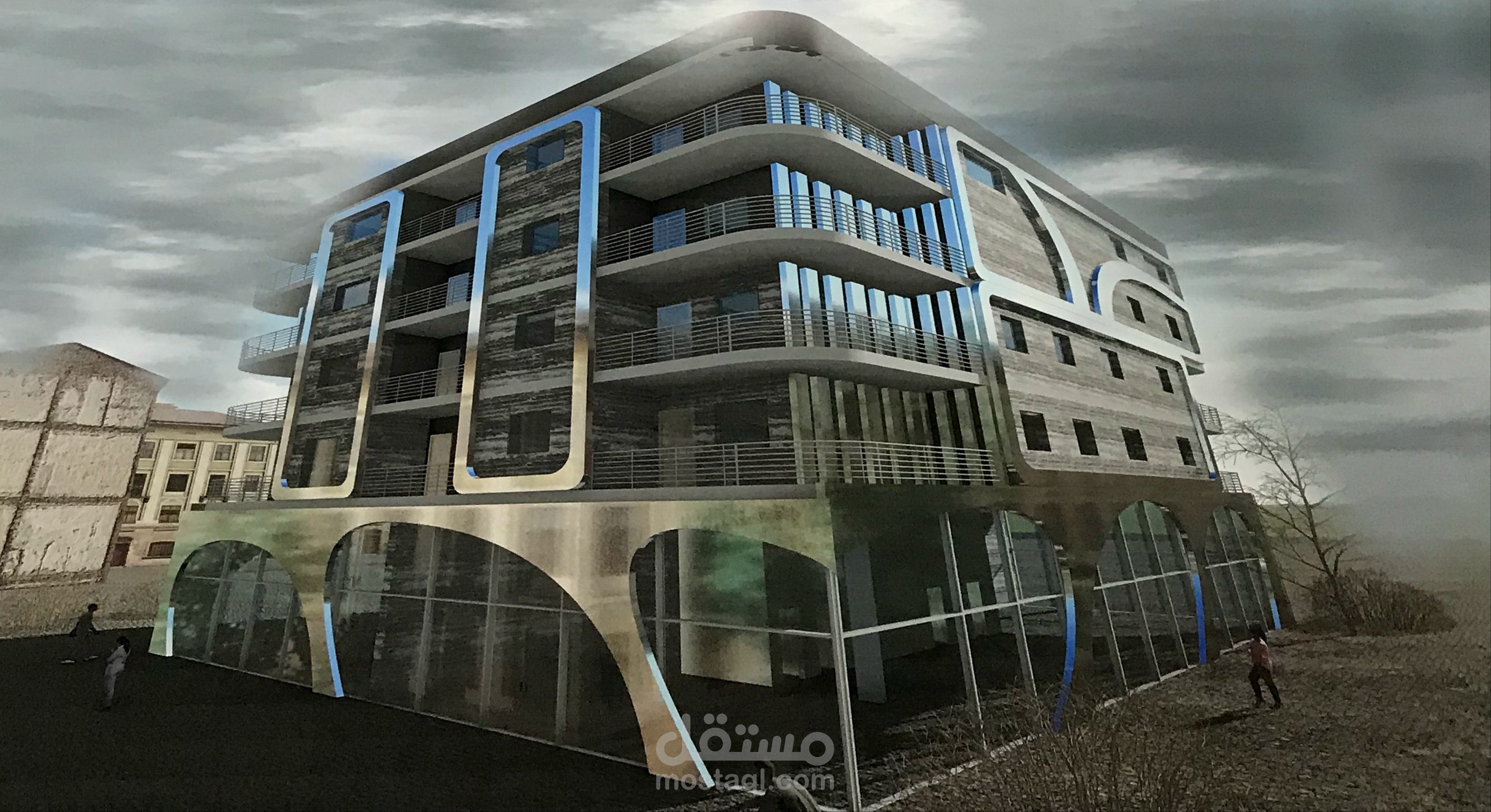 إخراج الابنية المعمارية