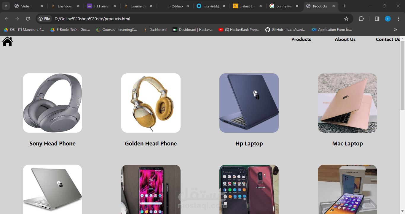 Online Shopping site
