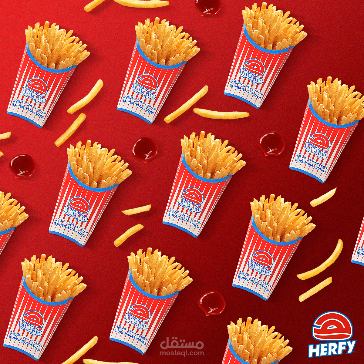 Herfy fast food  designs