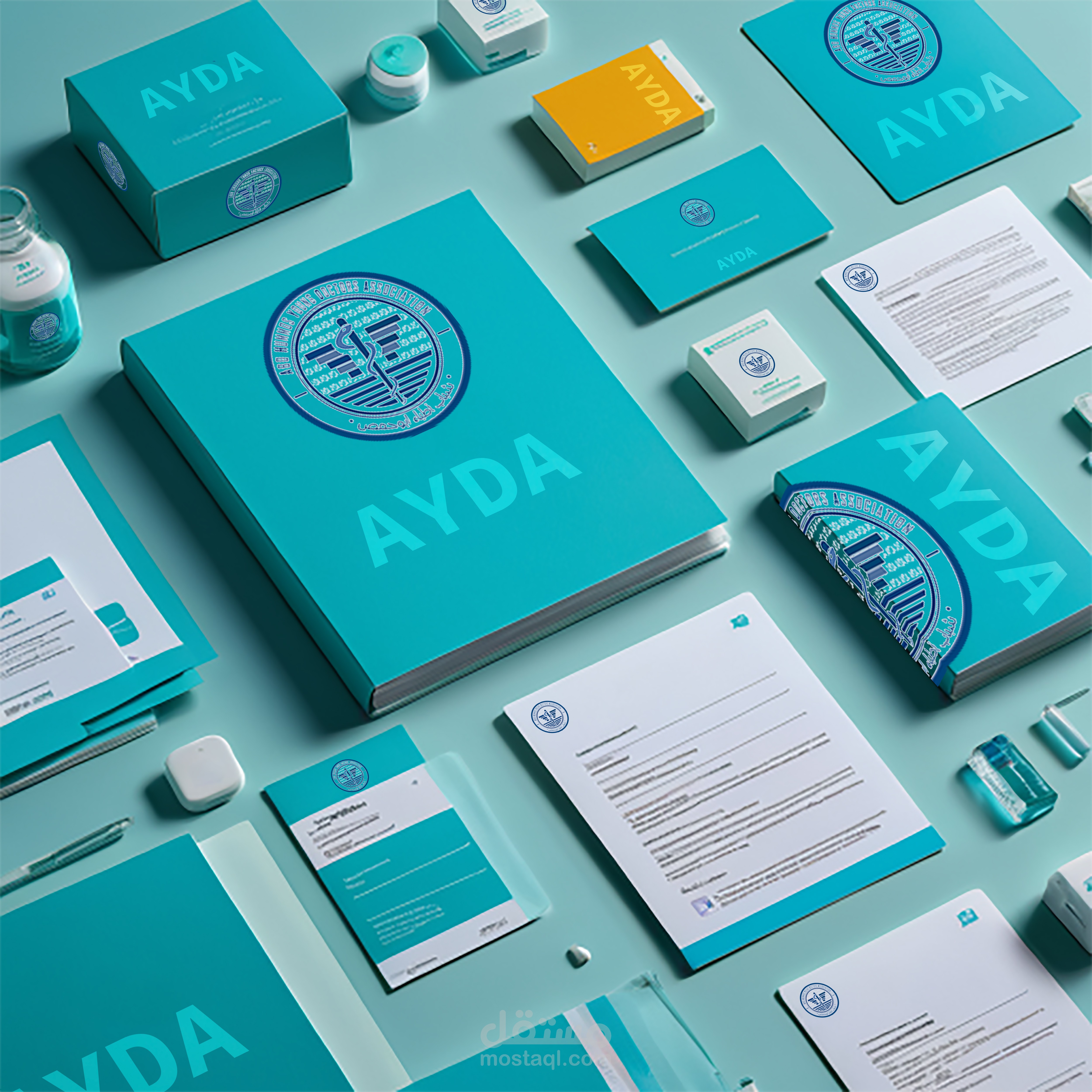 Visual identity for AYDA. | مستقل