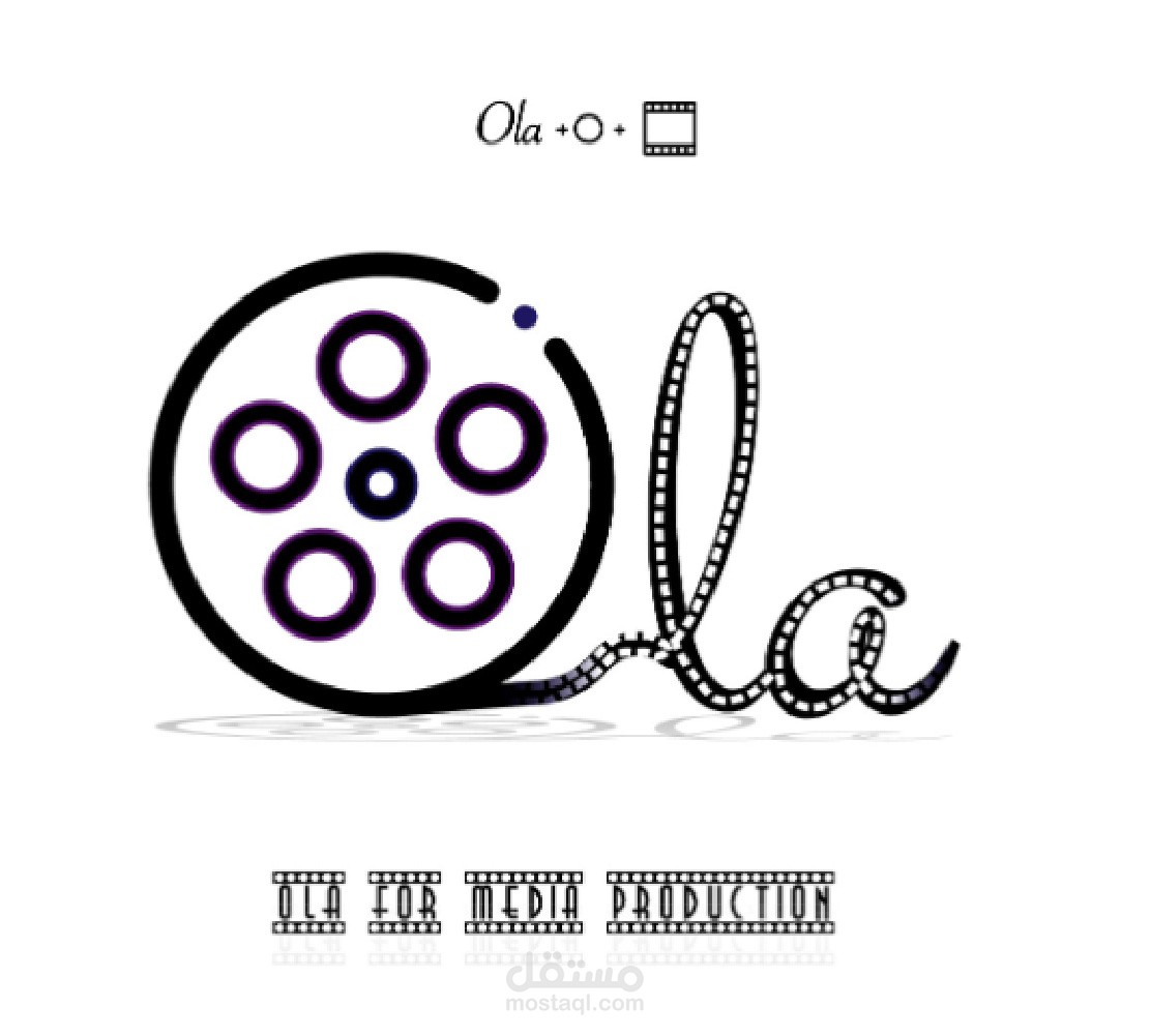 **شعار OLA Media Production**