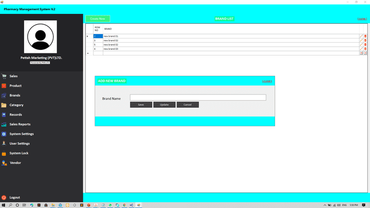 Pharmacy management system