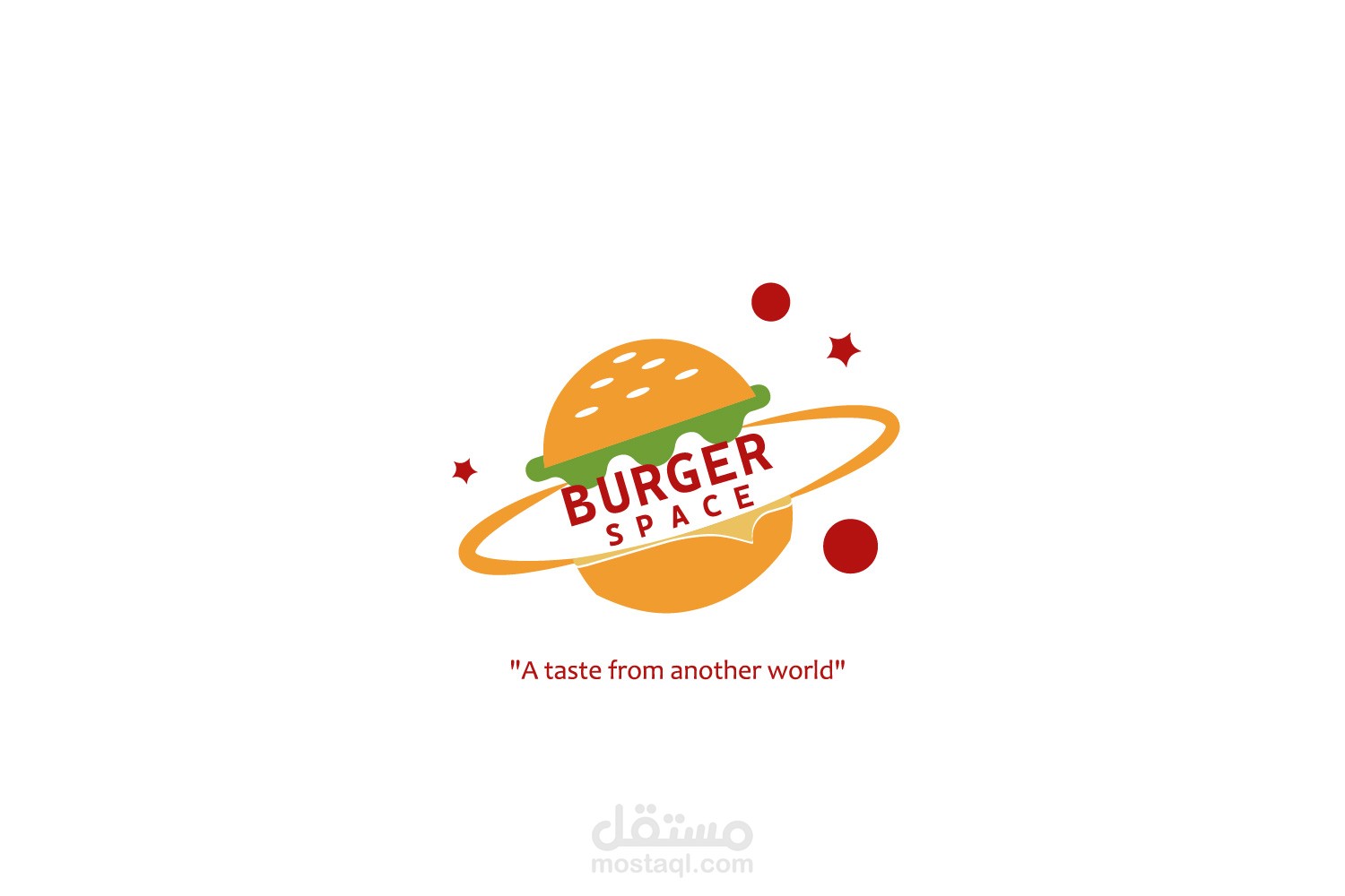 بــرزيــنــتــيــشــن هـويـة بـصـريـة لـمـحـل بـيـرجـر  [drive-through]