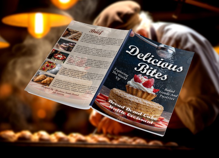 Professional Magazine Design (Delicious Bites)