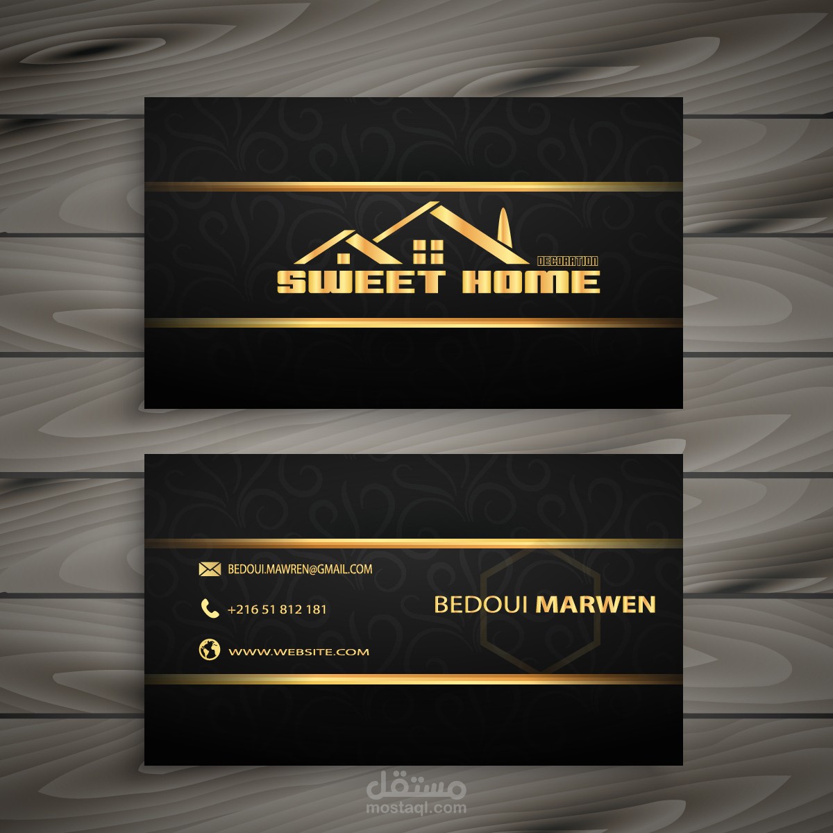 تصميم شعار إحترافي (logo design) مع بزنس كرد - business cards