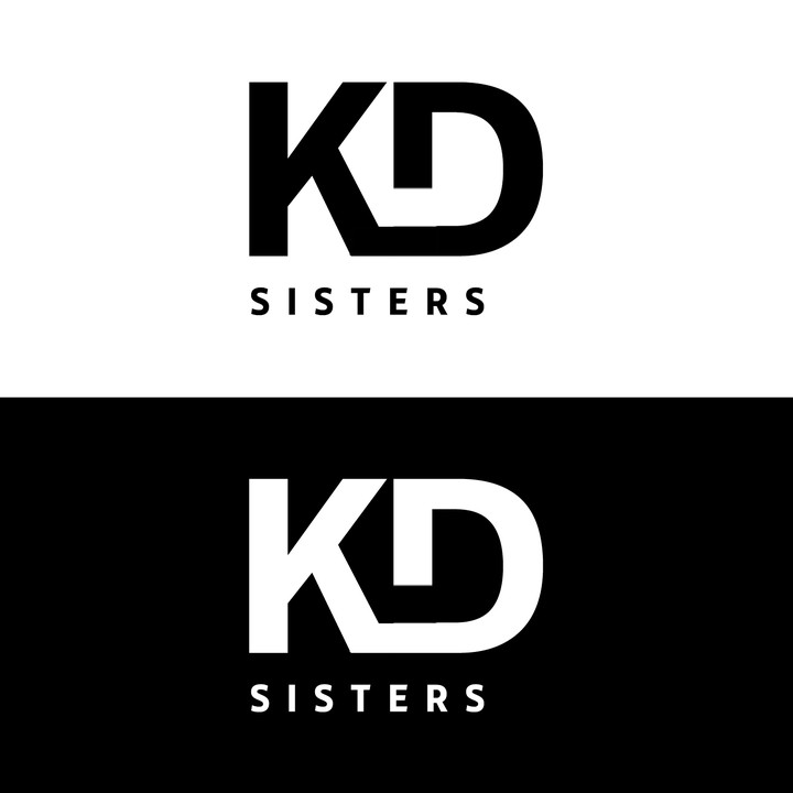 مجموعة من الافكار لتكوين شعار يتكون من حرفي K,D
