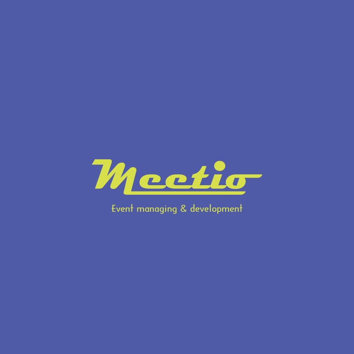 Meetio-event managing Logo design