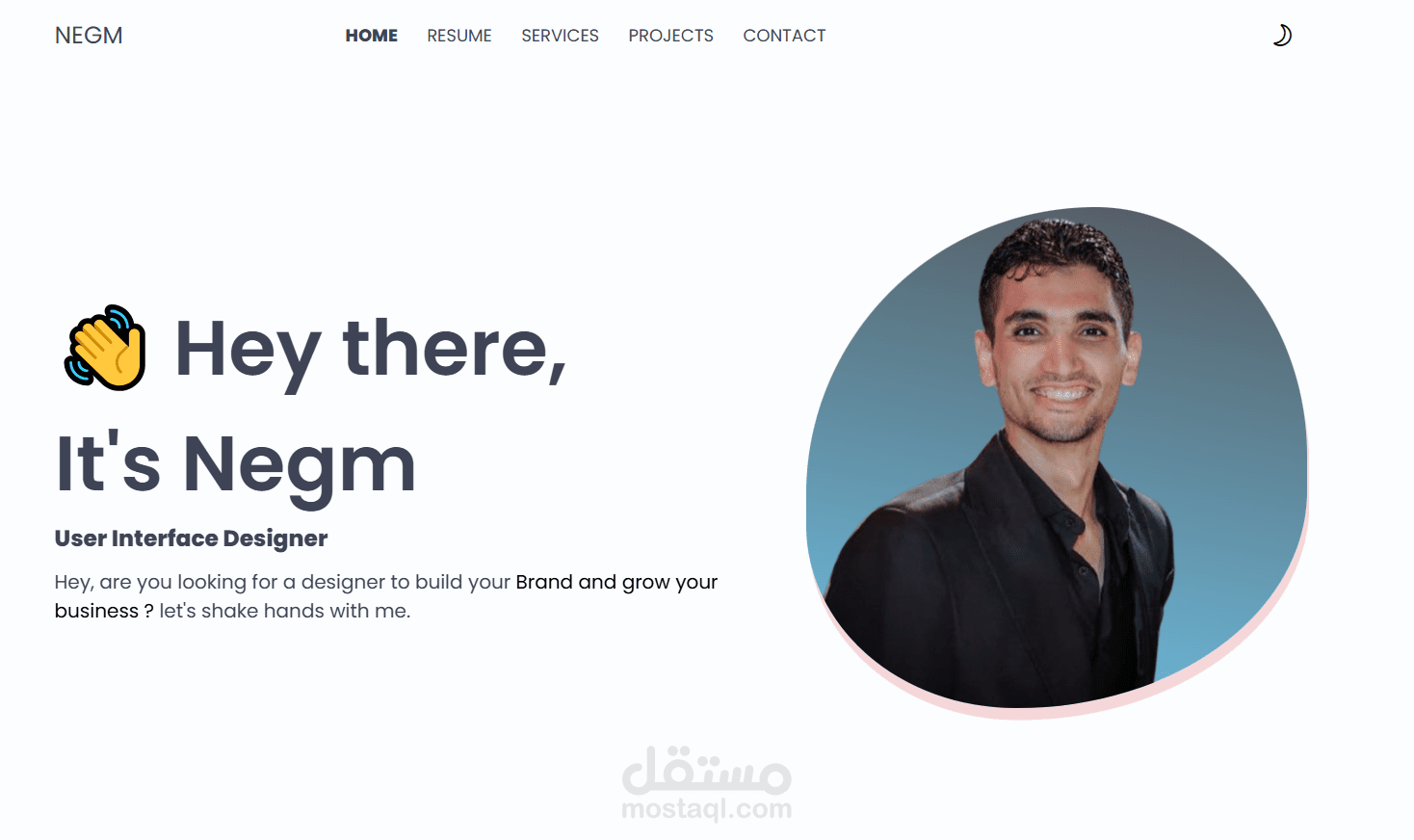 My Portfolio HTML CSS JS Template